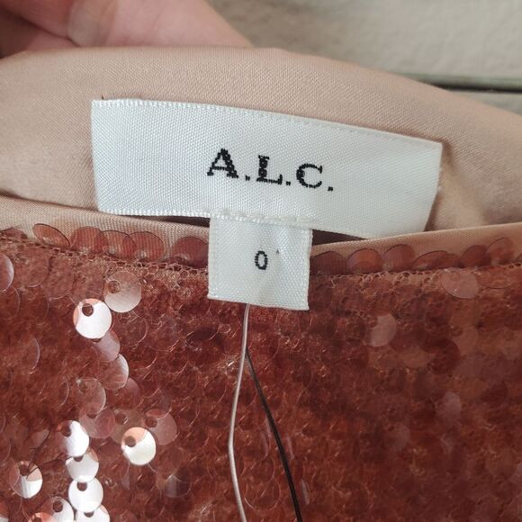 A.L.C. Reese Sequin Midi Skirt Size 0 NWT - Picture 9 of 12